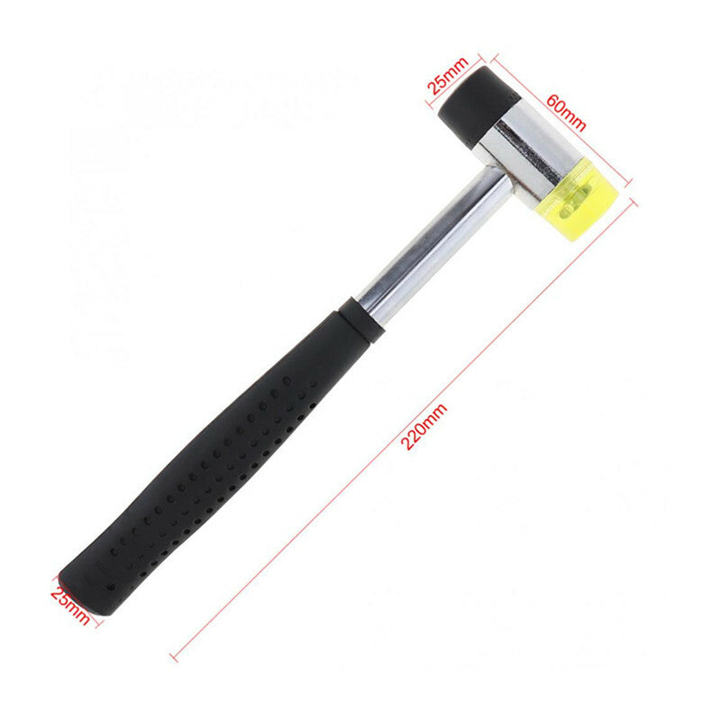 Car Body Dent Repair Knock Down Leveling Pen Rubber Hammer Hand Removal Tool Kit