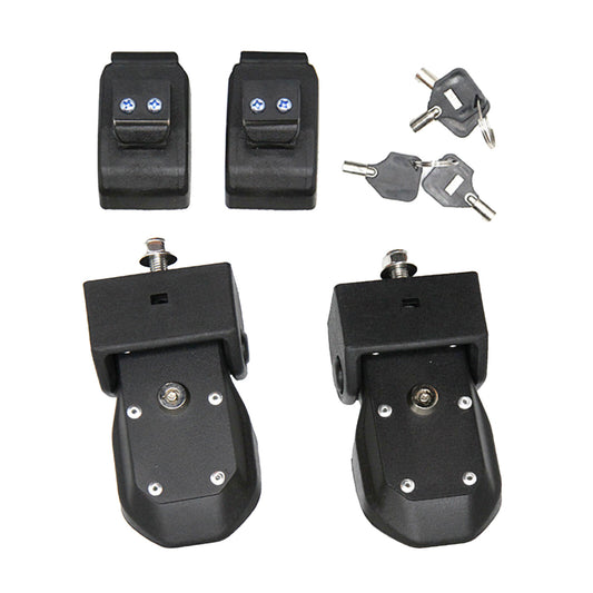 Black hood latch and lock replacement parts for Jeep for Wrangler JK 2007 - 2017