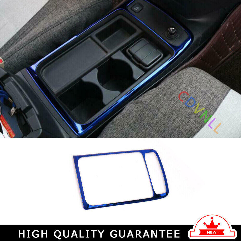 Console Gear Shift Water Cup Panel Trim for Honda CRV CR-V 12-2016 Blue Titanium