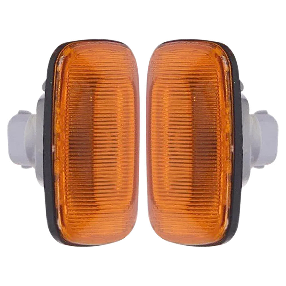 2Pcs Side Fender Marker Light Lamp for Land Cruiser 70 80 90 100 Series Mark II