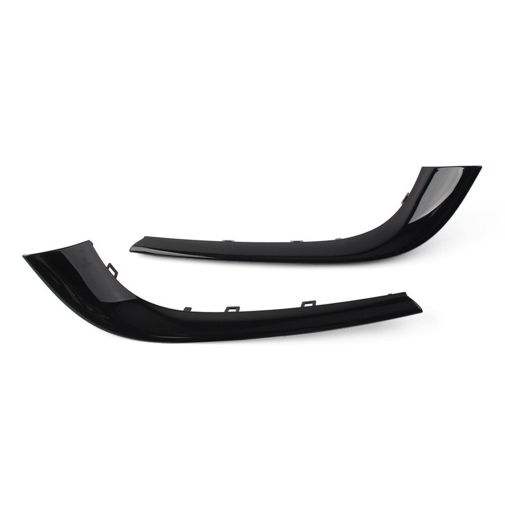 1 Pair Front Bumper Upper Molding Trim for Jaguar XF 2012-2015 C2Z20504 C2Z20500