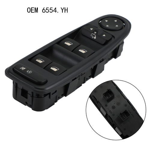 for CITROEN C4 Picasso 2006-2013 YU Power Window Switch Mirror Adjustment BLACK