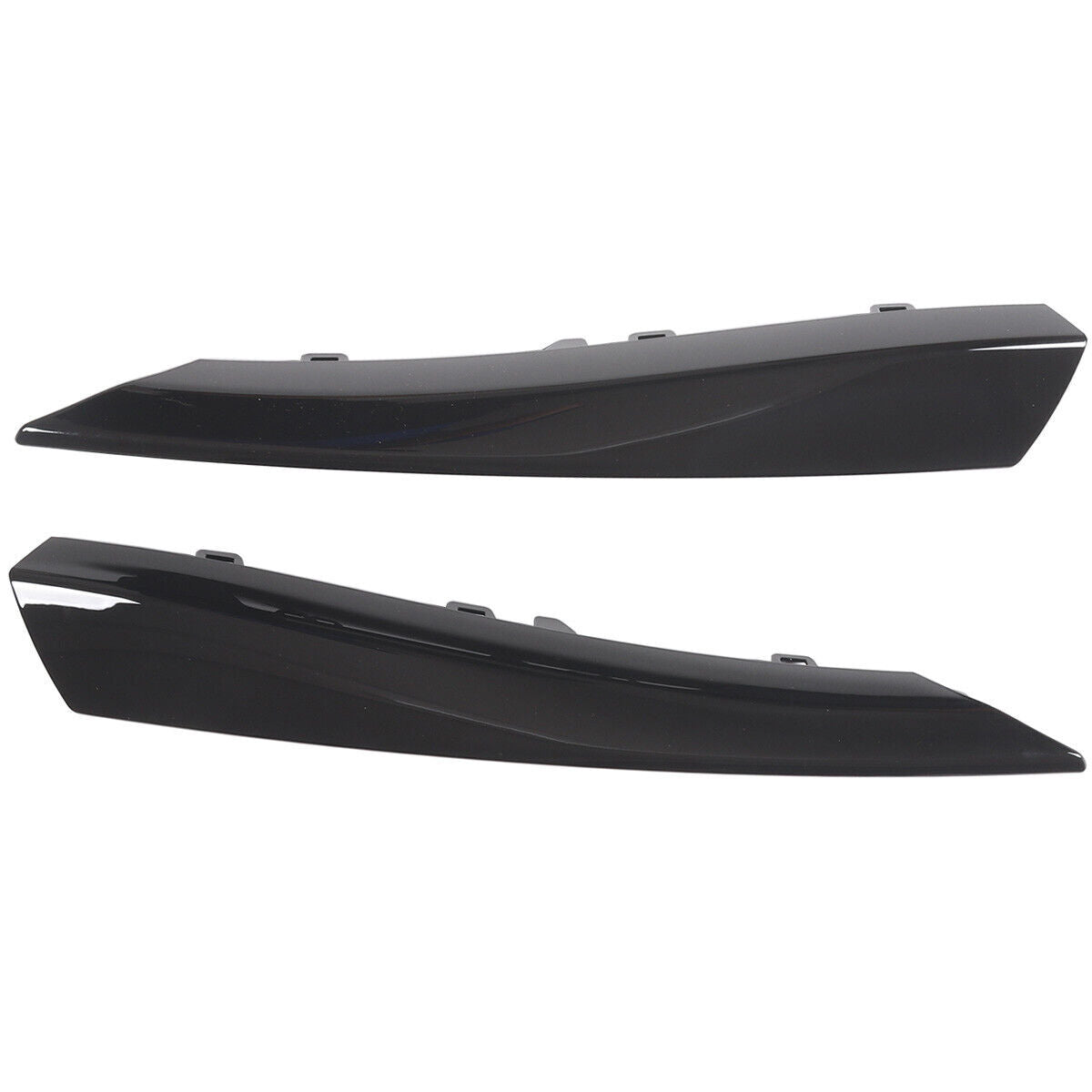Pair Front Bumper Side Grille Black Insert Cover Trim Fit for Jaguar XF 12-2015