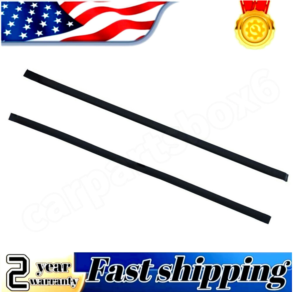 One pair of new black roof trim molding kits for 1996-2000 for Honda for Civic 3-door models.