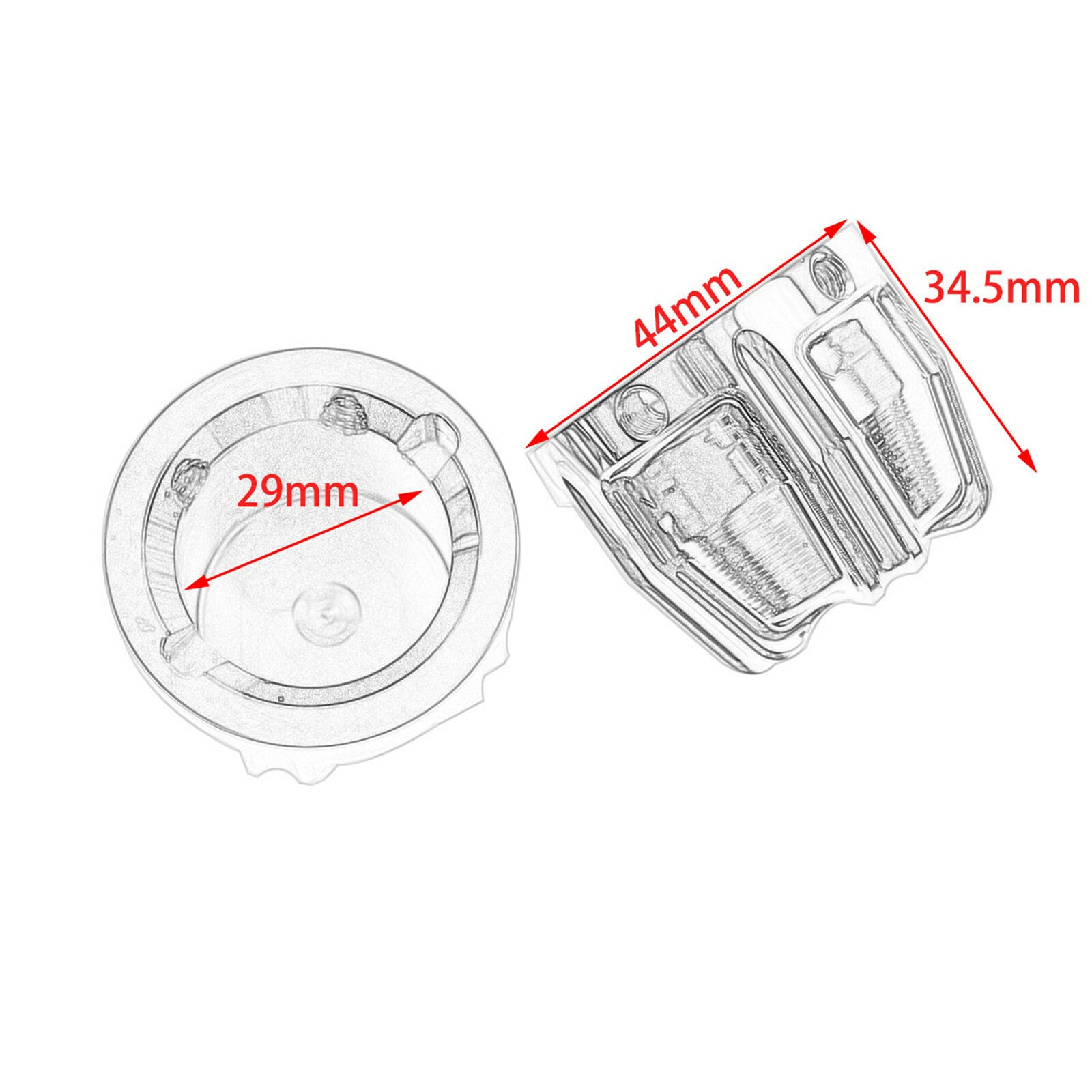 Chrome Front Axle Nut Cover Cap CNC Fit for Harley Softail Fat Boy Dyna Touring