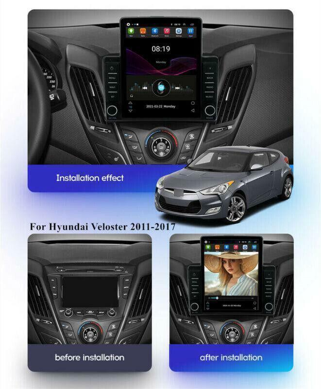 9.5 For 17 for HYUNDAI for VELOSTER Android 10.1 Car Stereo Radio Navi GPS 2011-20