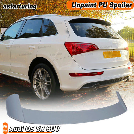 Unpaint PU Rear Roof Spoiler Window Top Racing Wing Lip for Audi Q5 8R SUV 09-11
