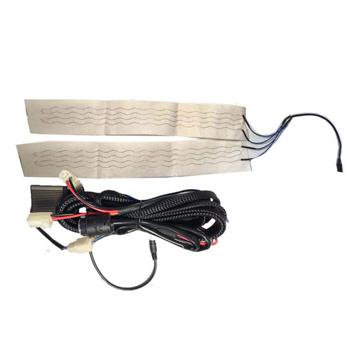 Car Steering Wheel Heating Kit Heated Pad Trim W/Wiring Harness Switch