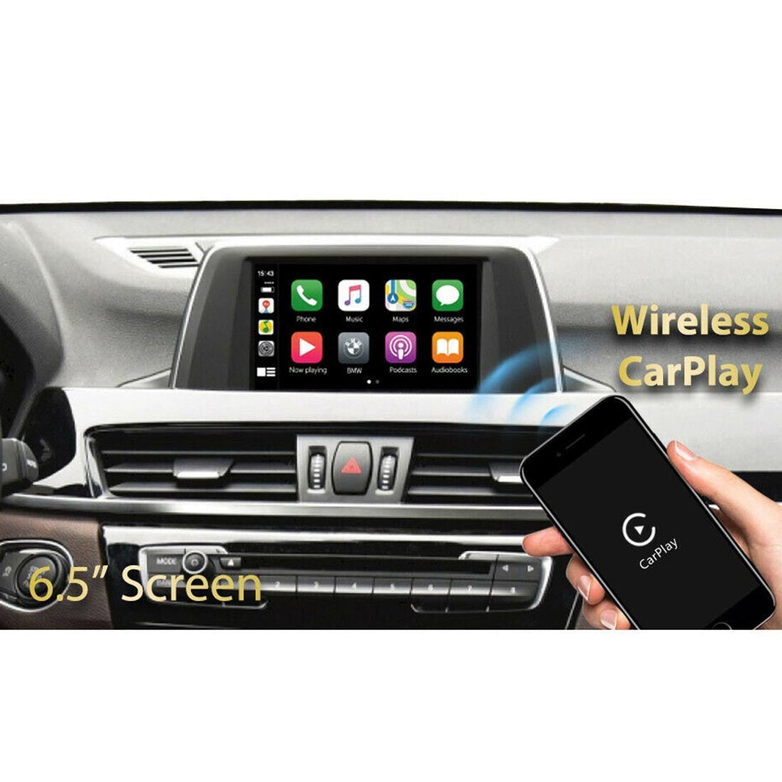 Car Wireless IOS Carplay MMI Android Auto Retrofit Interface Box NBT Fit for BMW