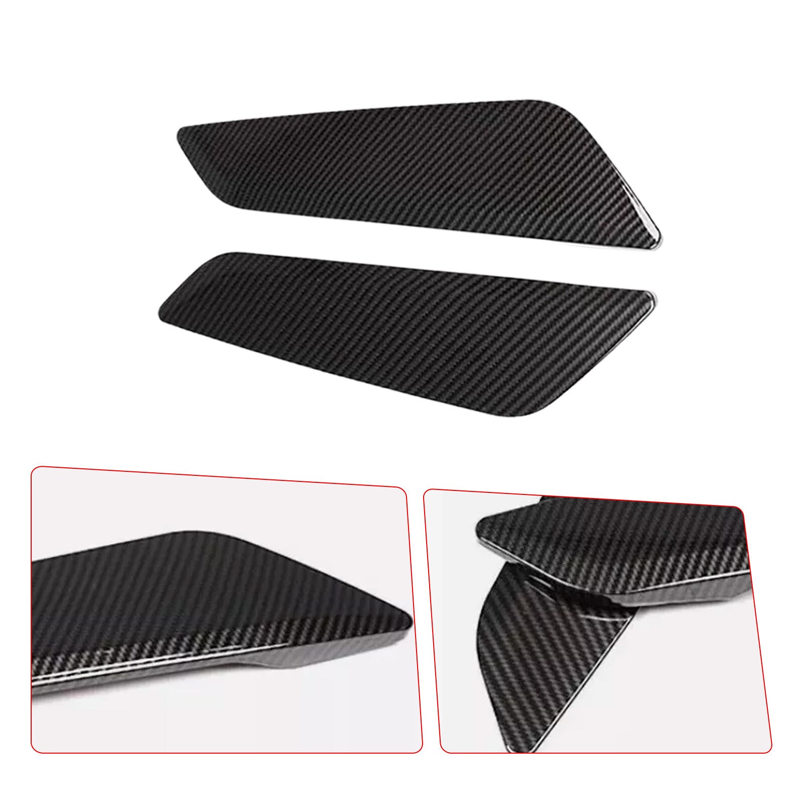 Carbon Fiber Side Fender Air Vent Trims fit 2018-2023 for BMW 5 Series G31 G30 M550i