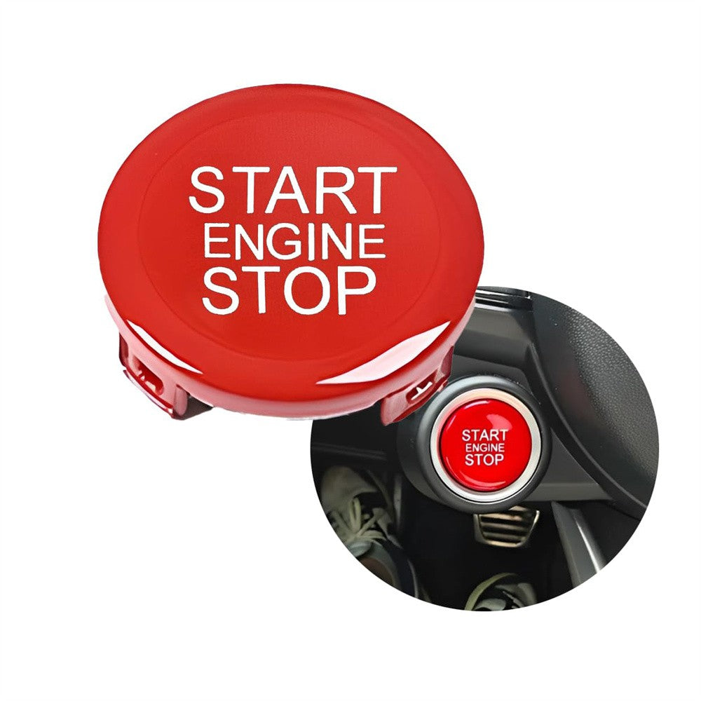 Red Engine Start Stop Switch Button Trim for Alfa Romeo for Giulia Stelvio 2017-2022