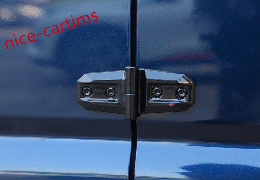 16¡ÁBlack ABS Car Side Door Hinge Protector Cover for Suzuki for Jimny 4-Door 2019-24