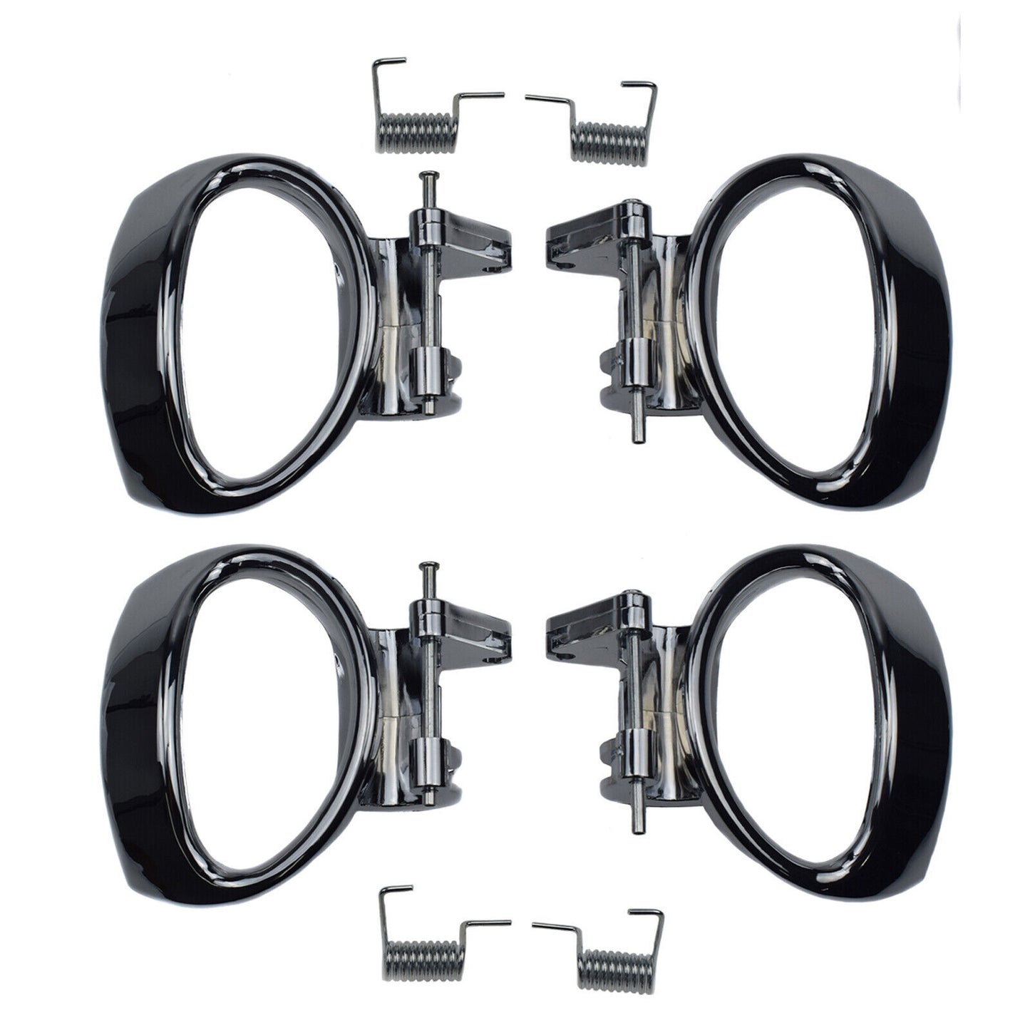 For 2006-2011 for Chevy HHR 4Pcs Interior Chrome Door Handle Front Rear Left Right