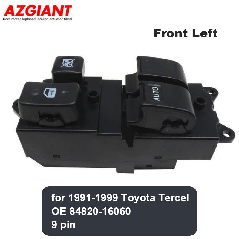 DRIVER LEFT MASTER POWER WINDOW DOOR SWITCH for Toyota Tacoma T100 Tercel