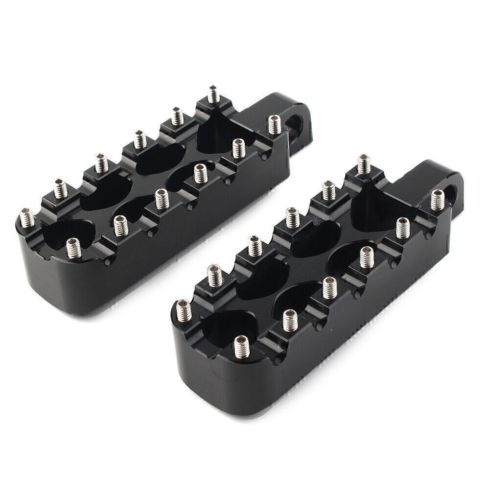 Foot Pegs Rests Pedals for Harley Dyna Wide Glide FXDWG FXDB FXDL FXDF Black wa