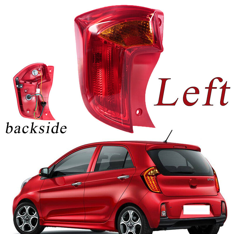 Left rear taillight for Kia Picanto 2012 - 2016, stop light.