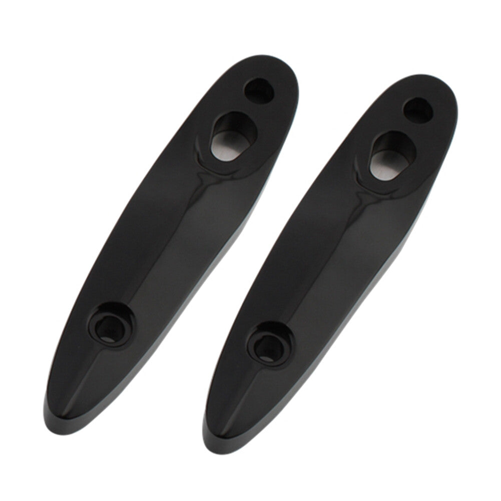 Rear Turn Signal Extension Bracket Relocation Kit Fit for Harley Softail 00-20 Black