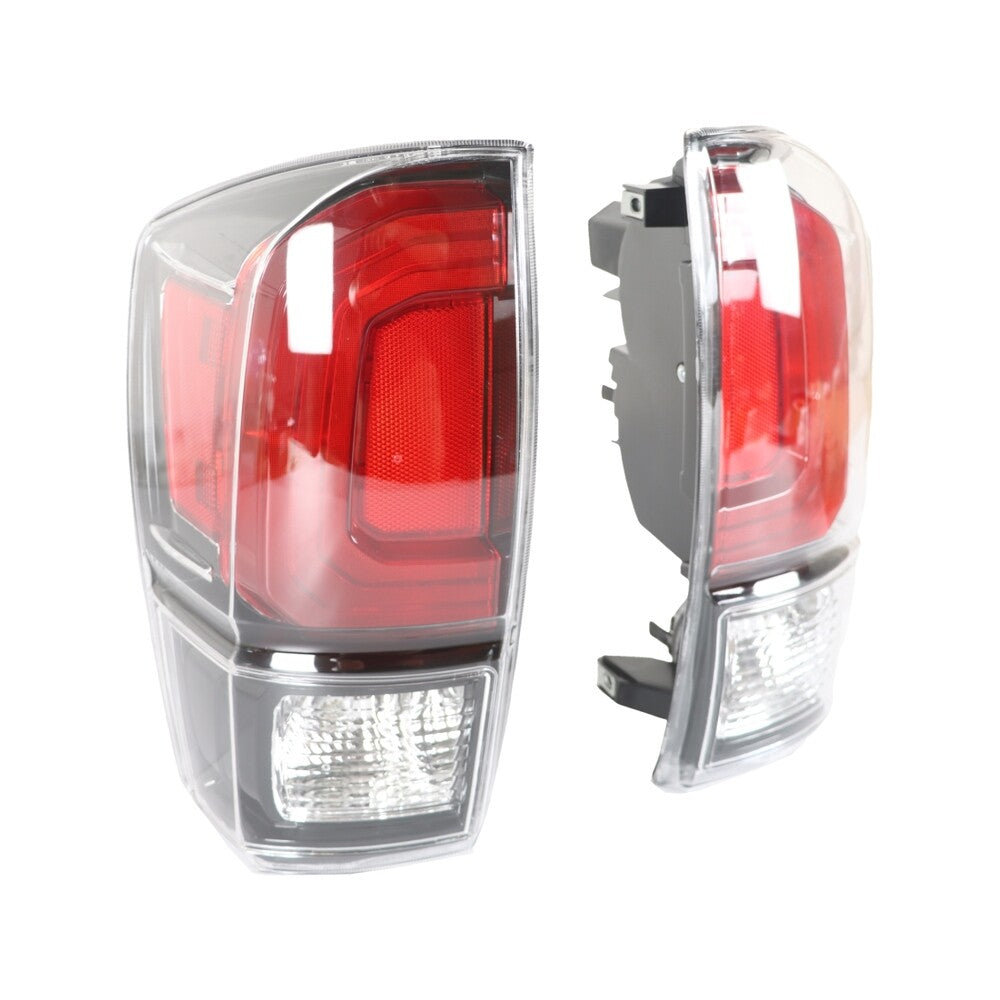 Pair Halogen Tail Light Brake For 2016-2021 for Toyota Tacoma Rear Left Right Lamp