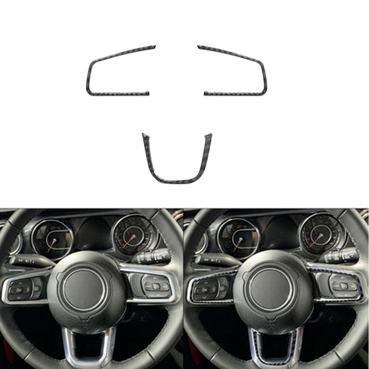 Carbon Fiber Steering Wheel Frame for Jeep for Wrangler Jl 2018+ Gladiator 2020+