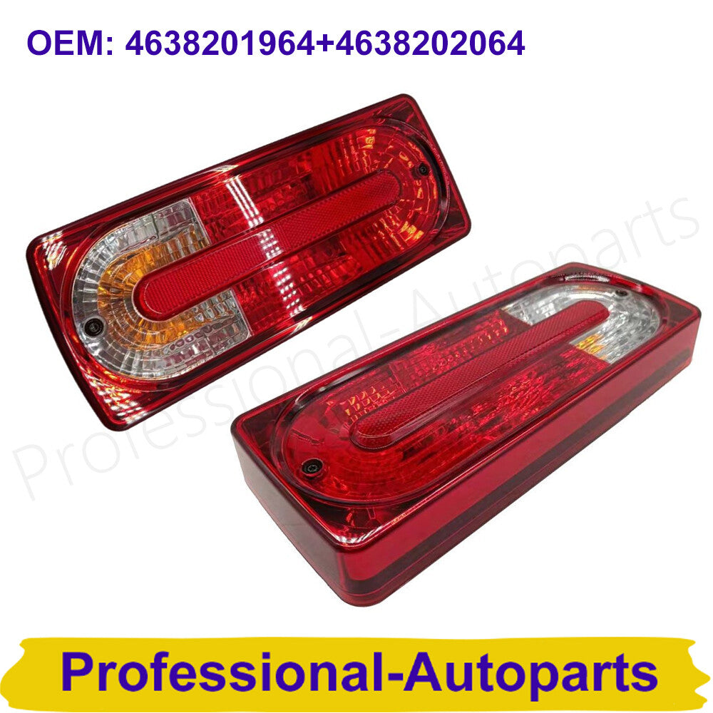 One pair of rear taillights and brake lights are suitable for 02-18 for Mercedes-Benz G-Class W463