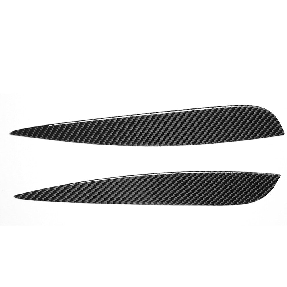 2Pcs Carbon Fiber Gear Shift Side Cover Trim for Infiniti FX 2009-13/QX70 14-17