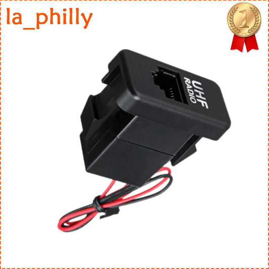 UHF Blank Socket RJ45 dio Switch Panel Dash for Toyota Hilux Landcruiser Blue