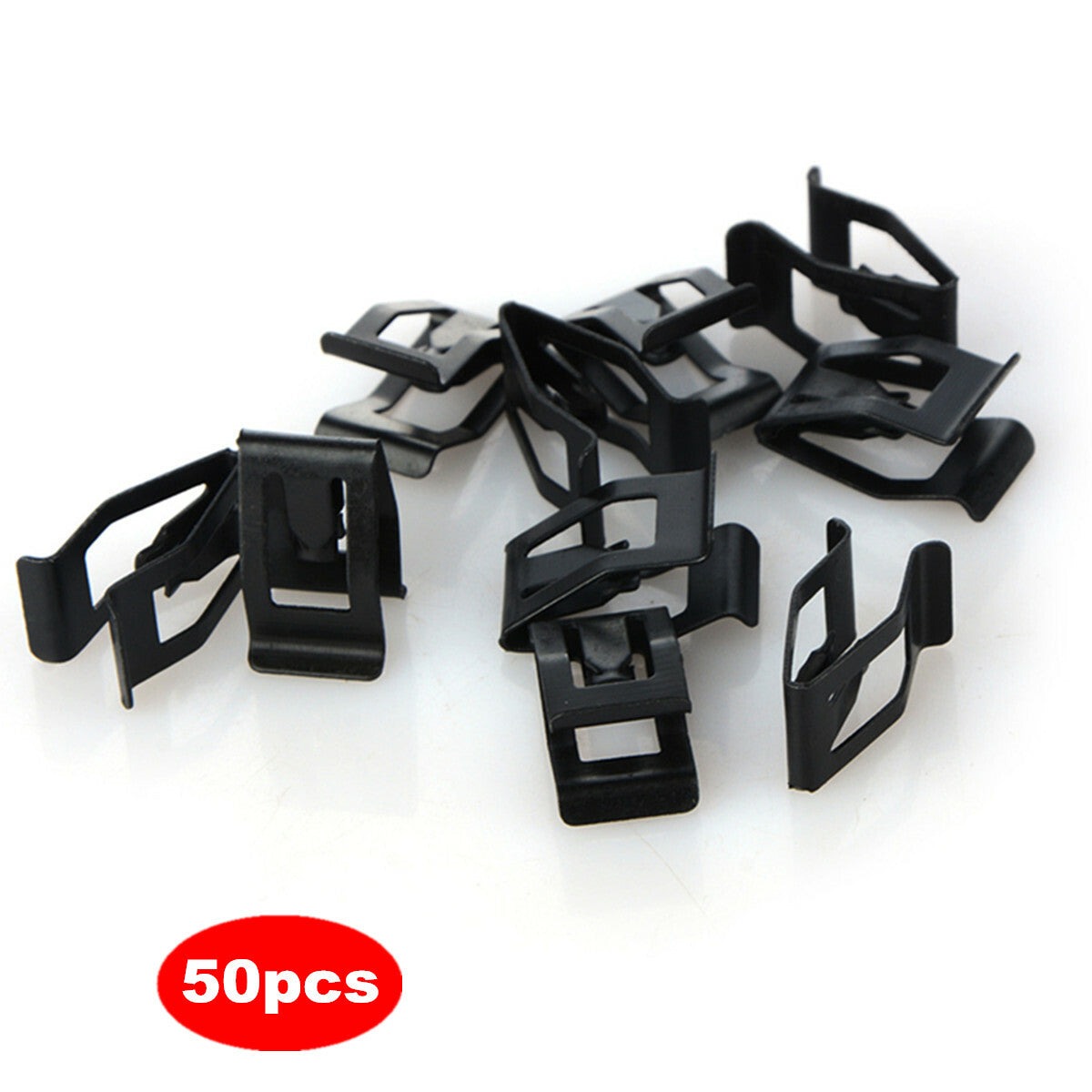 50x Auto Car Front Interior Console Dash Dashboard Trim Metal Retainer Clips