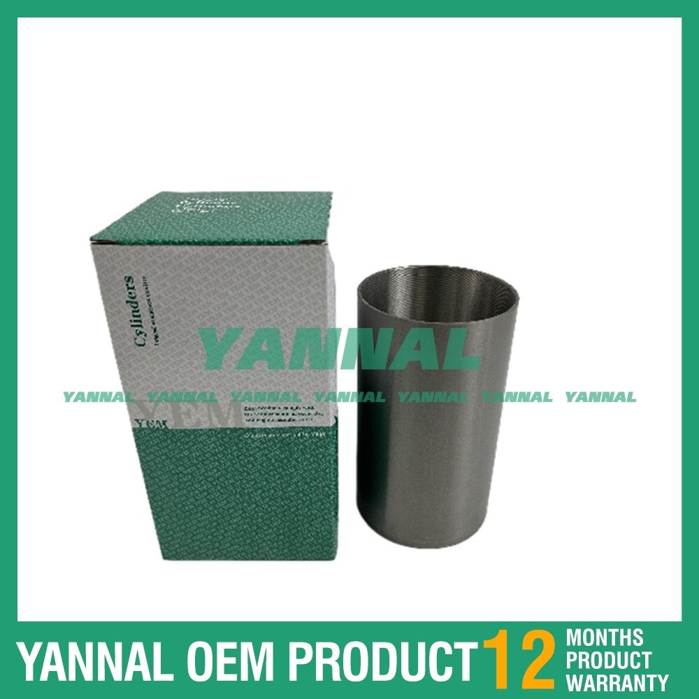 Four new 4JG2 cylinder liners for Isuzu Heli CPCD 35 H diesel forklifts.