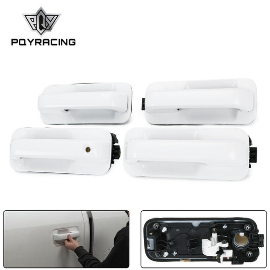 Front Rear Outside Door Handle Oxford White For 2015-2020 for Ford Super Duty F150