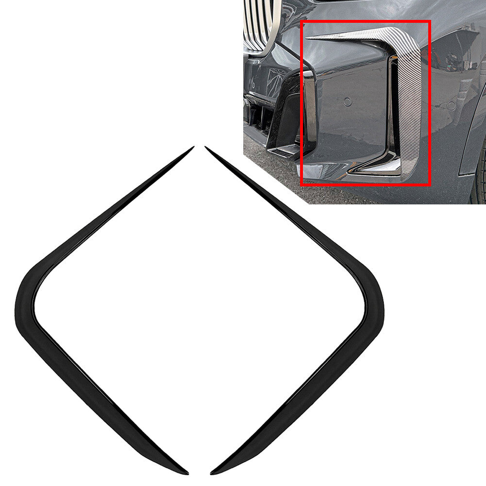 Front Bumper Side Spoiler Air Vent Trim for BMW X5 G05 LCI M Sport 2023-2025