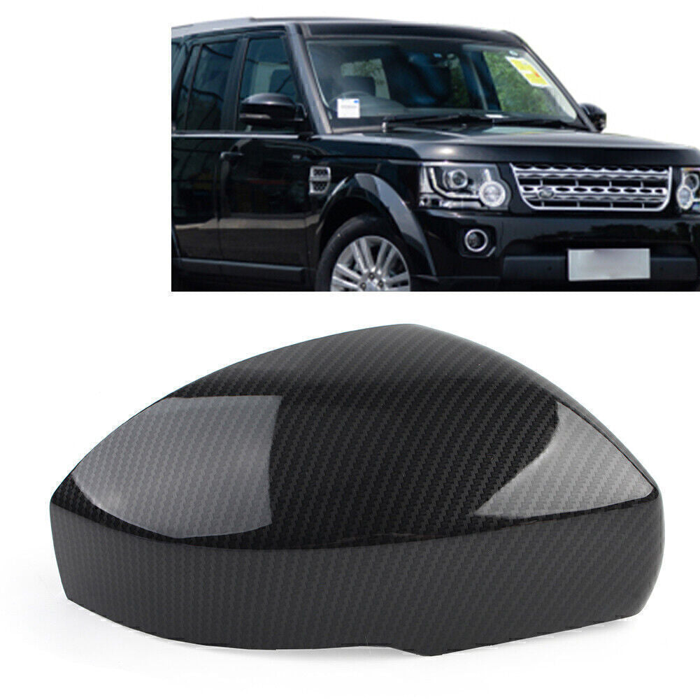 Right Side Mirror Cover Cap for Land Rover LR4 LR5 for Range Rover L405 Carbon Look