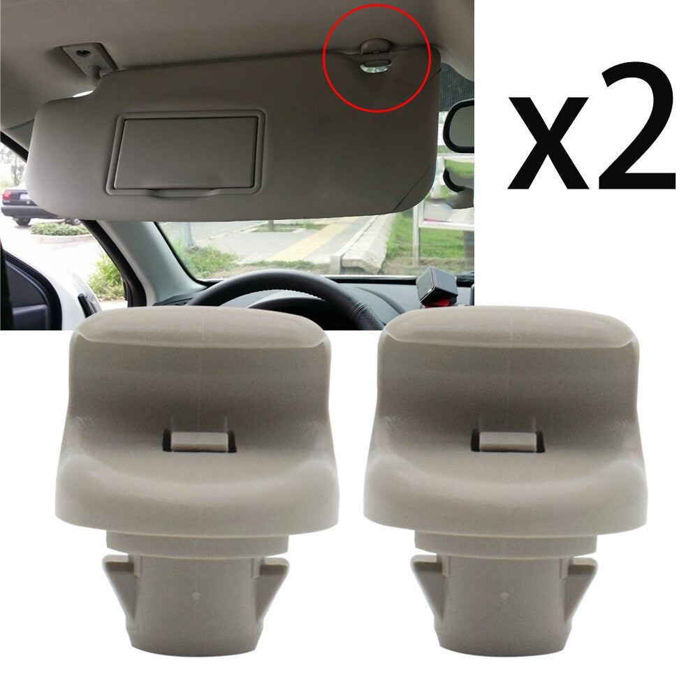 2PCS Sun Visor Clips Fastener Support Clip Removal for Nissan Dualis 07-14 J10