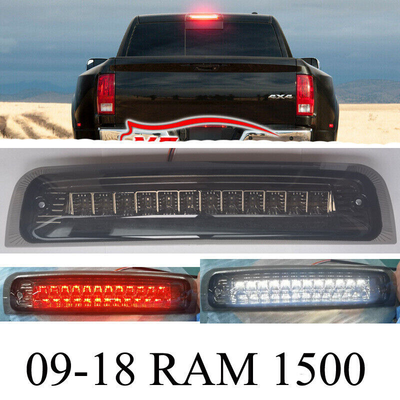 High Mounted Brake Light Third 3rd Brake Light Fit for 09-18 for Dodge for RAM 1500 2500