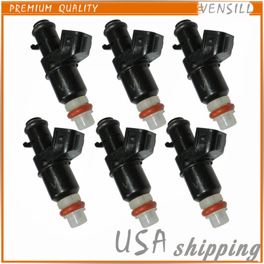 6X 16450-RCA-A01 Fuel Injector for Honda for Acura MDX TL for Honda Accord Pilot Odyssey