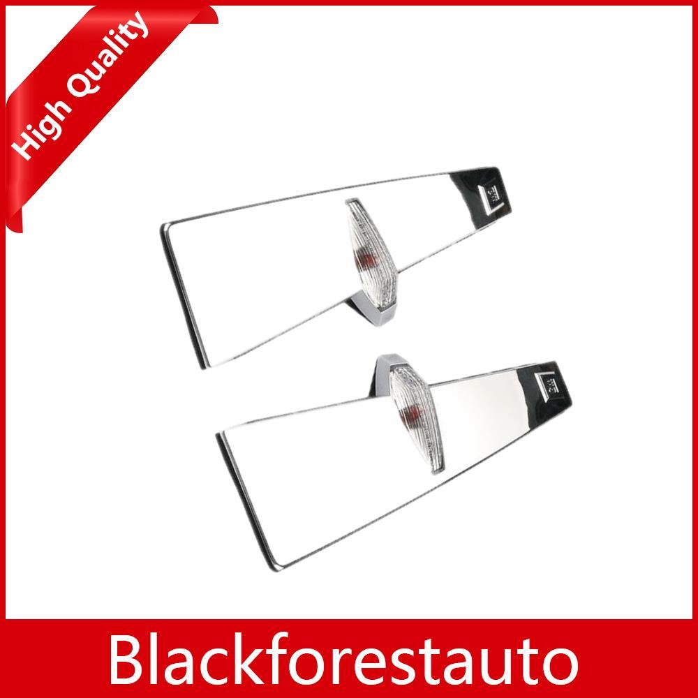 Set of 2 For 2010-2012 for Cadillac SRX Left Right Fender Chrome Turn Signal Light