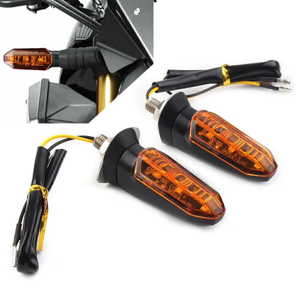 Universal Motorcycle LED Turn Signal Light Indicator Amber Blinker Lamp Amber