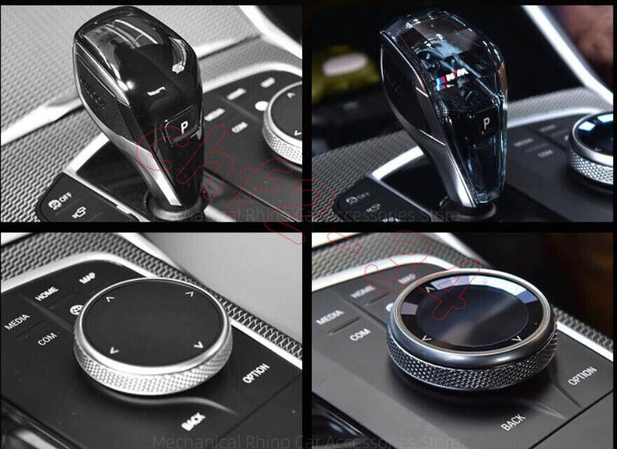 Fit for BMW Z4 G29 2019-2022 Crystal Style Interior Gear Shift Knob Cover 4PCS