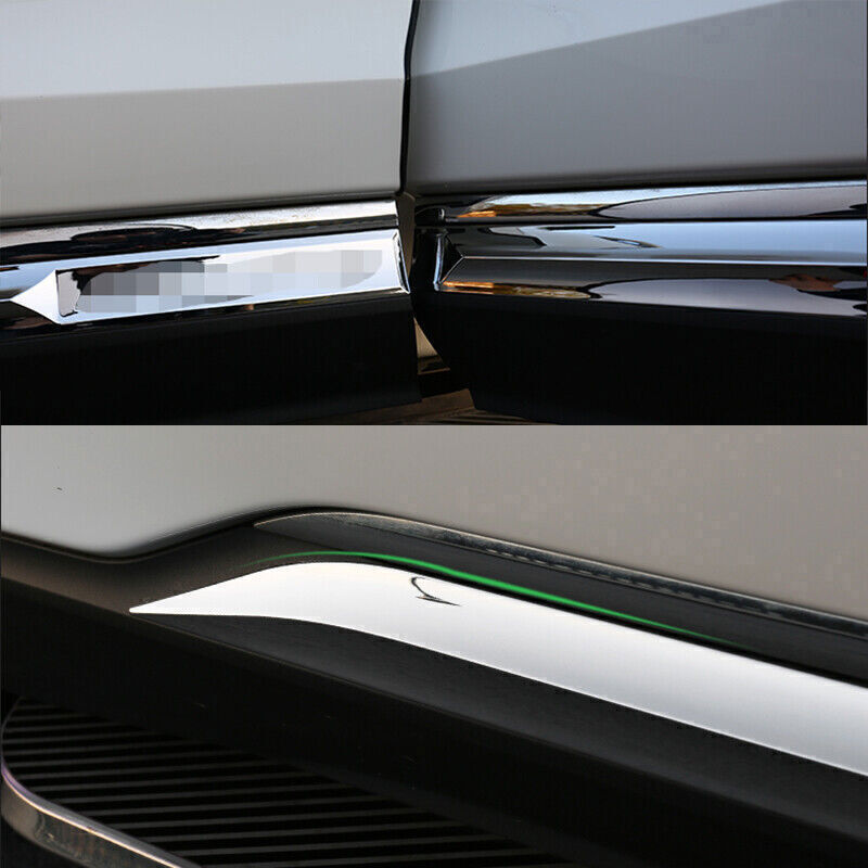 for Ford Edge 2017-2021 Chrome Door Side Body Molding Trim Sill Cover Guard Trim