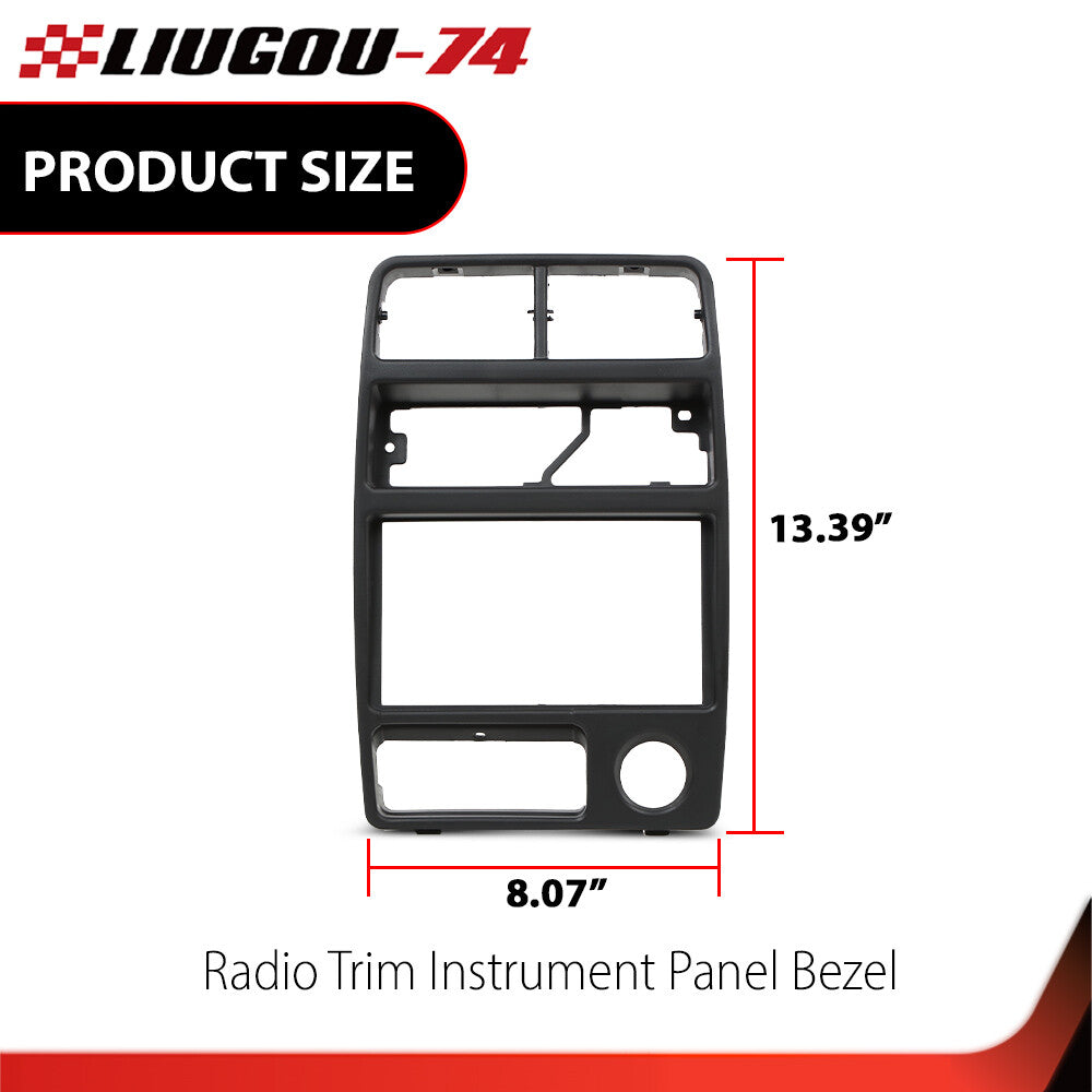Dash radio AC bezel panel trim suitable for 1992-1995 for Suzuki Sidekick Geo Tracker - new
