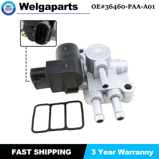 New 36460-PAA-A01 for Honda Accord 2.3L 98-02 Idle Air Control Valve w/Gasket