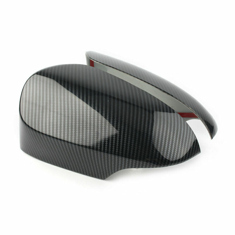2for Toyota for Corolla 2014-2018 Side Door Mirror Wing Trim Cover Cap Carbon Fiber