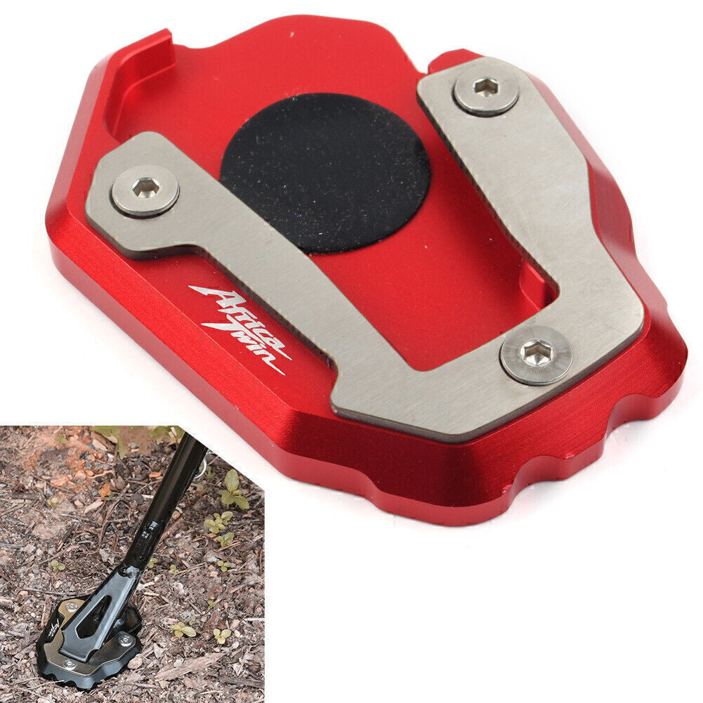 Fit for Honda CRF1100L L4 Africa Twin Kickstand Side Stand Enlarger Extension Red