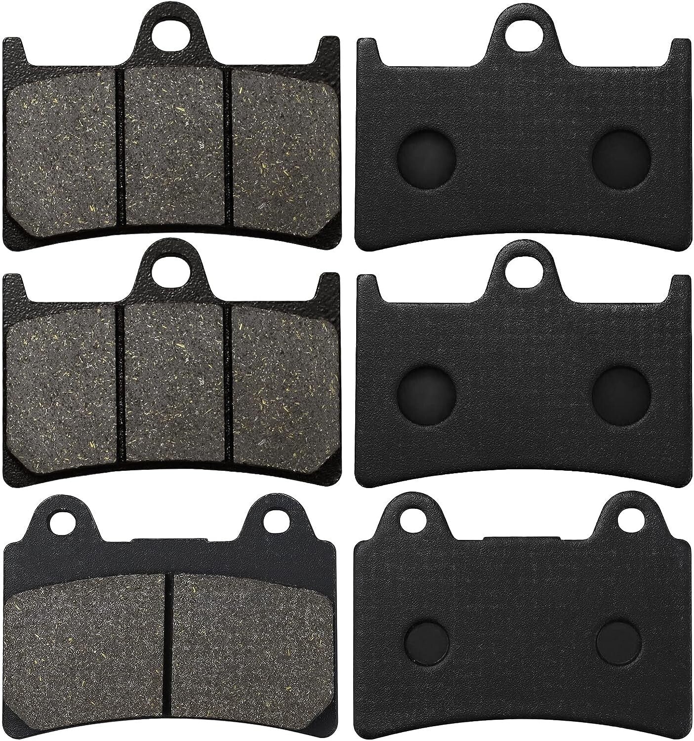 Front and Rear Brake Pads for YAMAHA XV1700 Road Star Midnight Silverado 2004-07