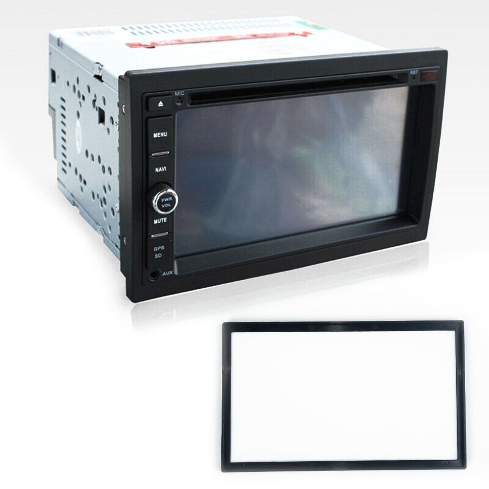 Replace 2-Din Stereo Audio Dash Bezel Panel Mounting Frame For Car DVD Player 7