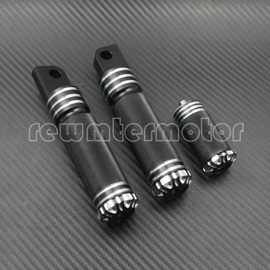 Motocycle Footrest Foot Pegs + Shifter Peg Fit for Harley Sportster Touring