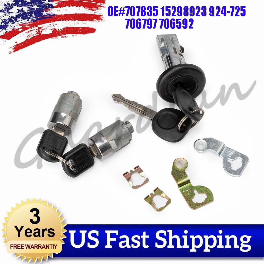 Ignition Lock Cylinder Keys for Chevy Avalanche Silverado Suburban Tahoe for GMC