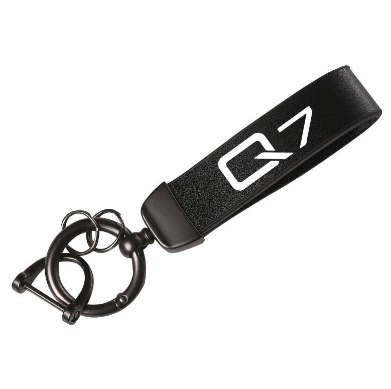 Suitable for Volvo XC40 car keychain, automatic key ring, suede accessory, gift, brown