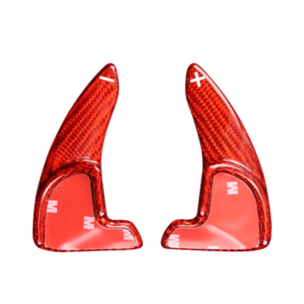 Lenkradschaltwippe f¨¹r for Dodge for Challenger Charger Kohlefaser Rot Paar