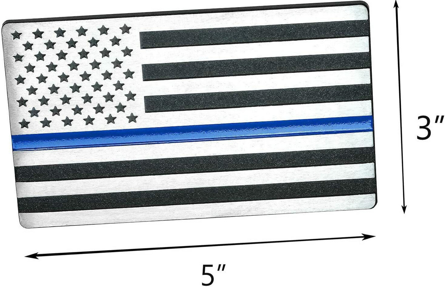 Car side fender rear boot badge chrome black and blue American flag applicable to  for ford