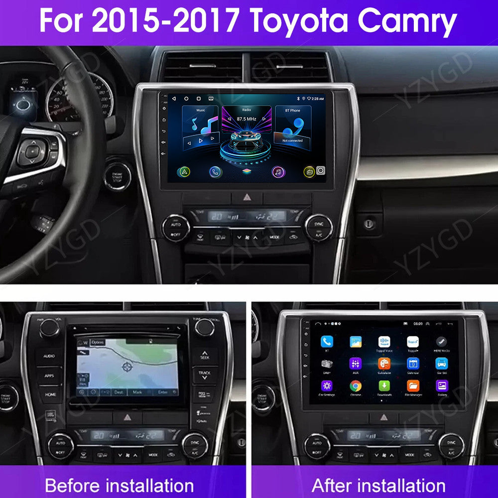 for Toyota for Camry 2015-2017 Stereo Car Radio 10 Android Auto Carplay GPS Screen